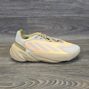 Adidas Originals Ozelia J Sneakers Mens 4 Beige Orange Retro Runner Training